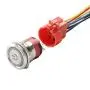 TWTADE 22mm Waterproof Latching Power Metal Push Button Switch 7/8 10A DC12V Stainless Steel Shell (Blue) LED Ring Switch 1NO 1NC with Wire Socket Plug YG-GQ22AF-D-L-B TWTADE 22mm Waterproof Latching Power Metal Push Button Switch 7/8 10A DC12V Stainless Steel Shell (Blue) LED Ring Switch 1NO 1NC with Wire Socket Plug YG-GQ22AF-D-L-B