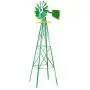 XtremepowerUS 8FT Green Metal Windmill Yard Garden Wind Mill XtremepowerUS 8FT Green Metal Windmill Yard Garden Wind Mill