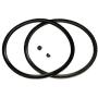 2-Pack of Presto Pressure Cooker Sealing Ring / Gasket & Overpressure Plug (2 Sets per Pack) - Fits Various 6-Quart Presto Models - Corresponds to 09936 - By IMPRESA