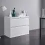 Bonnlo Lateral File Cabinet Lockable with 2 Drawers, White Bonnlo Lateral File Cabinet Lockable with 2 Drawers, White