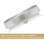 Uniflasy Grill Parts Heat Plates for Nexgrill 6 Burner 720-0896B, 720-0896, 720-0898 and 720-0888, 720-0888N, 720-0882A, 720-0830H, Stainless Steel Grill Heat Shield Tent, Burner Cover, 6 Pack