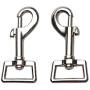 LOUHUA 10 Pieces 3 x 1 Inch Heavy Duty Nickel Plated Swivel Snap Hooks Pet Buckle