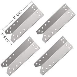 SHINESTAR Grill Replacement Parts for Nexgrill 720-0549, 720-0670C, 720-0718N, 15 1/16 inch Stainless Steel Heat Plates Flame Tamers