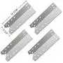 SHINESTAR Grill Replacement Parts for Nexgrill 720-0549, 720-0670C, 720-0718N, 15 1/16 inch Stainless Steel Heat Plates Flame Tamers