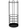 onSTAGE -Tall Umbrella Stand Holder-Large Black Iron Umbrella Rack for Home and Office Deco, Round Metal Umbrella Basket, Big Wire Entryway Storage for Canes Walking Sticks Umbrellas, Modern Simple