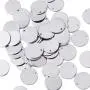 Kissitty 100-Piece 5/9'' Diameter (15mm) Blank Stainless Steel Stamping Tag Charms Smooth Polished Flat Round Disc Pendants 18 Gauge Thick Kissitty 100-Piece 5/9'' Diameter (15mm) Blank Stainless Steel Stamping Tag Charms Smooth Polished Flat Round Disc Pendants 18 Gauge Thick