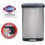 Glad Stainless Steel Step Trash Can with Clorox Odor Protection | Large Metal Kitchen Garbage Bin with Soft Close Lid, Foot Pedal and Waste Bag Roll Holder, 20 Gallon Glad Stainless Steel Step Trash Can with Clorox Odor Protection | Large Metal Kitchen Garbage Bin with Soft Close Lid, Foot Pedal and Waste Bag Roll Holder, 20 Gallon