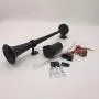 AIHOME Car Horn Super Loud Air Horn 150DB Truck horn 45cm Chrome Zinc Black Single Trumpet Truck Air Horn with Compressor Electric Metal Horn loudspeaker for Any 12V Car Lorry Train Boat Moto etc AIHOME Car Horn Super Loud Air Horn 150DB Truck horn 45cm Chrome Zinc Black Single Trumpet Truck Air Horn with Compressor Electric Metal Horn loudspeaker for Any 12V Car Lorry Train Boat Moto etc