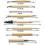 HTTMT- 22Pcs Pottery Tool Set Carving Sculpting Modeling Hobby Ceramics Art Supplies Kit[P/N: ET-TOOL018-SR]