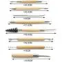 HTTMT- 22Pcs Pottery Tool Set Carving Sculpting Modeling Hobby Ceramics Art Supplies Kit[P/N: ET-TOOL018-SR]