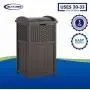Suncast 33 Gallon Hideaway Can Resin Outdoor Trash with Lid Use in Backyard, Deck, or Patio, Brown Suncast 33 Gallon Hideaway Can Resin Outdoor Trash with Lid Use in Backyard, Deck, or Patio, Brown