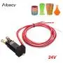 Aibecy 2 in 1 Out Dual Color Metal Hotend Extruder Kit with Cable 0.4mm Brass Nozzle Print Heat 24V Compatible with CR-10 Series Ender-3 3D Printer