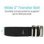 Vive Gait Belt (60 Inch) - Transfer Assist Device for Seniors, Elderly, Pediatric, Bariatric, Occupational and Physical Therapy - Medical Nursing Safety Long Gate Strap with Quick Release Metal Buckle
