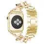 ANCOOL Compatible with Apple Watch Link Bracelet Series 6 Band Women Men, Stainless Steel Metal Link Wristband Replacement for Apple Watch Series 6 5 4 3 2 1