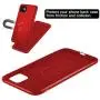 Magnetic Case for iPhone 11 Pro Max, Ultra Thin Magnetic Phone Case for Magnet Car Phone Holder with Invisible Built-in Metal Plate, Soft TPU Anti-Scratch Cover for iPhone 11Pro Max 6.5-Red
