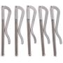 dailymall 10Pieces Silver Money Clip Bar Wallet Replace Parts Spring Clamp Cash Holder