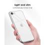 DTTO Compatible with iPhone SE Case 2020, Clear Soft TPU Cover Case [Lightening Series] with Metal Luster Edge for iPhone 7/8/SE 2020, 4.7 inch, Space Gray
