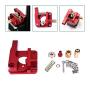 Houkr 3D Printer Parts Extruder Upgrade Replacement, MK8 Extruder Aluminum Alloy Block Bowden Extruder 1.75mm Filament for Creality 3D Ender 3,CR-7,CR-8, CR-10, CR-10S, CR-10 S4 S5 (Right Side)