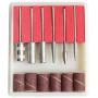 ZXUY 6pc Nail Drill Bits for Machine Replacement 3/32'' Shank Size Acrylic Art