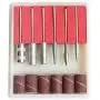 ZXUY 6pc Nail Drill Bits for Machine Replacement 3/32'' Shank Size Acrylic Art ZXUY 6pc Nail Drill Bits for Machine Replacement 3/32'' Shank Size Acrylic Art