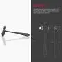 MDF Tromner Neurological Reflex Hammer with Pointed Tip Handle for Cutaneous and Superficial Responses - Free-Parts-for-Life (MDF555) (All Black (Blackout)) MDF Tromner Neurological Reflex Hammer with Pointed Tip Handle for Cutaneous and Superficial Responses - Free-Parts-for-Life (MDF555) (All Black (Blackout))