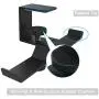 Under Desk Dual Headphone Hanger, 6amLifestyle Metal Headset Stand Gaming Earphone Holder Universal Clamp on Desk Hanger Hook for All Headsets, Black (Patent) Under Desk Dual Headphone Hanger, 6amLifestyle Metal Headset Stand Gaming Earphone Holder Universal Clamp on Desk Hanger Hook for All Headsets, Black (Patent)