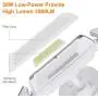 LEPOWER 35W LED Security Lights Motion Sensor Light Outdoor, 3500LM Motion Security Light, 5500K, IP65 Waterproof, 3 Head Motion Detected Flood Light for Garage, Yard, Entryways (NOT Solar Powered)