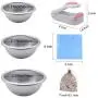 Bath Bomb Mold Set 228 Pieces - 200 Packs Shrink Wrap Bags,12 Pieces of DIY Metal Mould,Spoons,Gift Bags,Mini Heat Sealer (Instruction Included) Bath Bomb Mold Set 228 Pieces - 200 Packs Shrink Wrap Bags,12 Pieces of DIY Metal Mould,Spoons,Gift Bags,Mini Heat Sealer (Instruction Included)