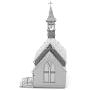 Fascinations Metal Earth Old Country Church 3D Metal Model Kit