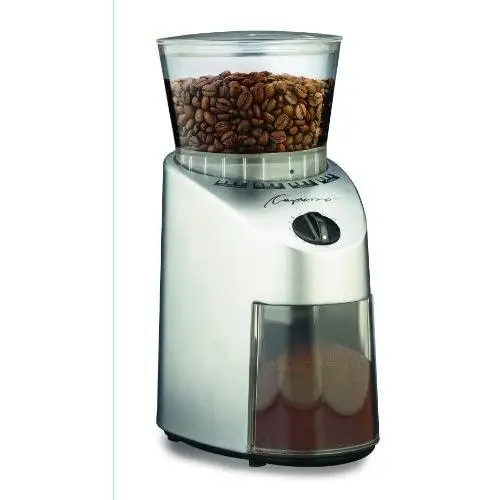 Capresso Infinity Conical Burr Grinder, Brushed Silver Capresso Infinity Conical Burr Grinder, Brushed Silver