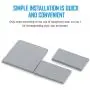 12.8 W/mK Silicone Thermal Pad for Heatsink GPU CPU RAM SSD LED Cooler IC Chipset Cooling（85x45x2mm）