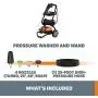 WORX WG604 13Amp, 2240 MAX psi / 1.93 MAX gpm Electric Pressure Washer with Rolling Cart WORX WG604 13Amp, 2240 MAX psi / 1.93 MAX gpm Electric Pressure Washer with Rolling Cart
