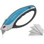 Box Cutter Utility Knife - Retractable - Multi-Position Blade, Locking - 5 Sharp Blades with Storage in Non-Slip Handle Ergonomic, Easy Comfort Grip Design Great for Weak Hands! Box Cutter Utility Knife - Retractable - Multi-Position Blade, Locking - 5 Sharp Blades with Storage in Non-Slip Handle Ergonomic, Easy Comfort Grip Design Great for Weak Hands!