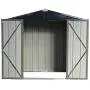 Storage Buildings and Sheds 6x4 FT Outdoor Metal Garden Shed Utility Tool Storage with Double Door & Lock for Tools, Lawn Equipment Storage Buildings and Sheds 6x4 FT Outdoor Metal Garden Shed Utility Tool Storage with Double Door & Lock for Tools, Lawn Equipment