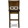New Classic FURNITURE Gia Dining Drop Leaf Counter Table with Two Chairs, 42-Inch, Brown, 42.25'' Set