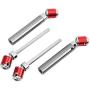 RC Car Drive Shaft, 2 Pcs Metal Upgrade Universal Drive Shaft 110-155mm for SCX10 CC01 D90 D110 RC Crawler Accessory Part