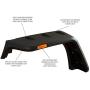 Rugged Ridge 11640.10 Flat Pocket Flare Kit JKs