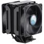 CoolerMaster MasterAir MA612 Stealth CPU Air Cooler, 6 Heat Pipes, Nickel Plated Base, Aluminum Black Fins, Push-Pull, Dual SickleFlow Fans for AMD Ryzen/Intel 1200/1151