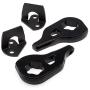 Heavy Metal Suspensions - Fits 2002-2005 Ram 1500 4WD Lift Kit Adjustable 1 to 3 Inch Front Carbon Steel Torsion Bar Lift Keys with Shock Extension Kit | 4x4 Dodge Ram 1500 Front Leveling Kit