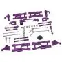 Nobranded Front and Rear Steering Hub Base C Carrier Knuckle Upgrade Kits for 1:14 Wltoys 144001 1:12 124019 124018 RC Car - Purple Nobranded Front and Rear Steering Hub Base C Carrier Knuckle Upgrade Kits for 1:14 Wltoys 144001 1:12 124019 124018 RC Car - Purple