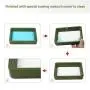 Sovol 3D Printer Resin Vat 2 Pack Aluminium with PTFE Coating, FEP Film and Steel Ring Preinstalled, Metal Frame Resin Tank with Double Silicone Covers for ELEGOO Mars ANYCUBIC Photon - Green