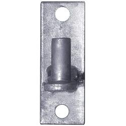 Jake Sales Wall Mount Flat Back Chain Link Fence Gate Hinge - 5/8 Hinge Pin 1 Pack