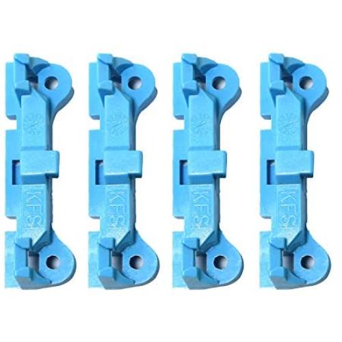 RLECS 4pcs Plastic CPU Fan Retainer Bracket Base Parts for AM2 AM3 FM1/2/2+/3 for PC Heat Sink Cooling Fan Mounting, Blue