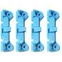RLECS 4pcs Plastic CPU Fan Retainer Bracket Base Parts for AM2 AM3 FM1/2/2+/3 for PC Heat Sink Cooling Fan Mounting, Blue RLECS 4pcs Plastic CPU Fan Retainer Bracket Base Parts for AM2 AM3 FM1/2/2+/3 for PC Heat Sink Cooling Fan Mounting, Blue