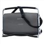 George Foreman GP200GM Portable Propane Camp & Tailgate Grill, Portable Gas Grill, Camping Grill, Gun Metal