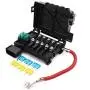 Battery Fuse Box Block Terminal 1J0937550 with 9pcs fuses compatible with 99-04 VW beetle Jetta Bora Golf MK4 Battery Fuse Box Block Terminal 1J0937550 with 9pcs fuses compatible with 99-04 VW beetle Jetta Bora Golf MK4