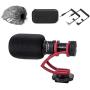 Comica CVM-VM10II Full Metal Compact On Camera Cardioid Directional Mini Shotgun Video Microphone for Smartphone iPhone,Huawei,DJI Osmo,for SonyA9/A7RII/A7RSII,GH4/ GH5, and DSLR Camera(Red)