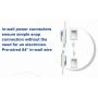 PowerBridge TWO-CK Dual Outlet Recessed In-Wall Cable Management System with PowerConnect for Wall-Mounted Flat Screen LED, LCD, and Plasma TV’s