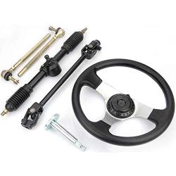 Niome 110cc Go Kart 300mm Steering Wheel 320mm Assembly Full Steel Gear Rack Pinion