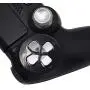 TOMSIN Metal Buttons for DualShock 4, Aluminum Metal Thumbsticks Analog Grip & Bullet Buttons & D-pad for PS4 Controller (Silver)